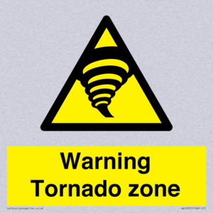 Warning Tornado zone